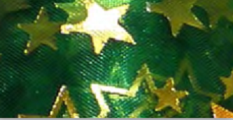 Organza 37 - 40 cm zelenozlatá