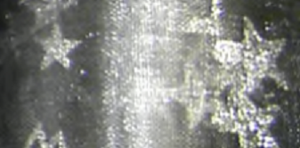 Organza 37 - 40 cm tmavě šedá + stříbro
