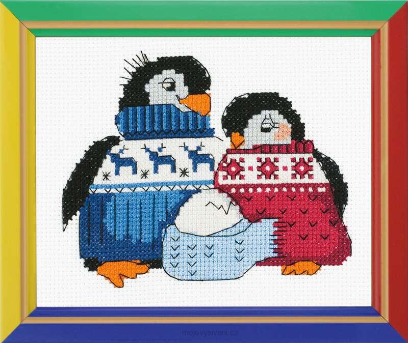 Rodinka tučňáků