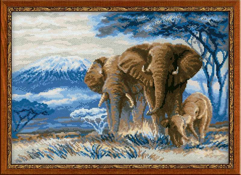 Sloni v Savaně