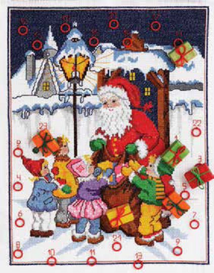 Santa And Children's Friend Calendar