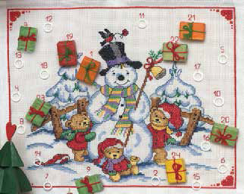 Snowman And Bears Calendar