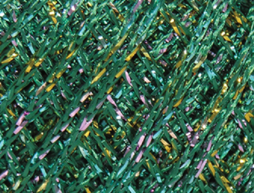 Anchor Artiste metallic č. 330 zelená s barevnými kovovými vlákny