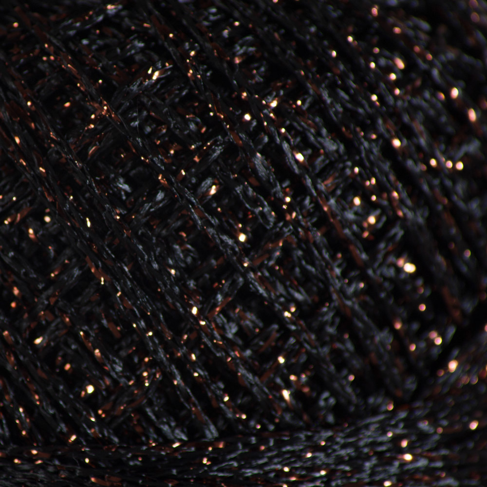 Anchor Artiste metallic č. 340 černá se zlatými kovovými vlákny