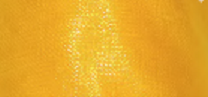 Organza 35 - 40 cm obšitá sytě žlutá