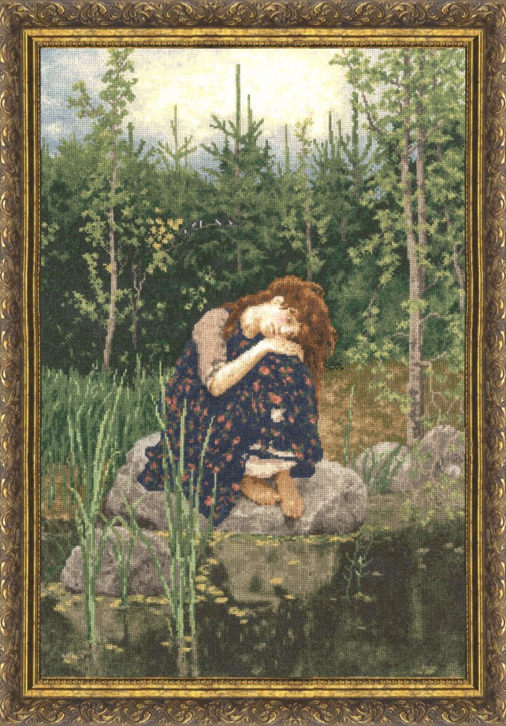 Dívka u řeky