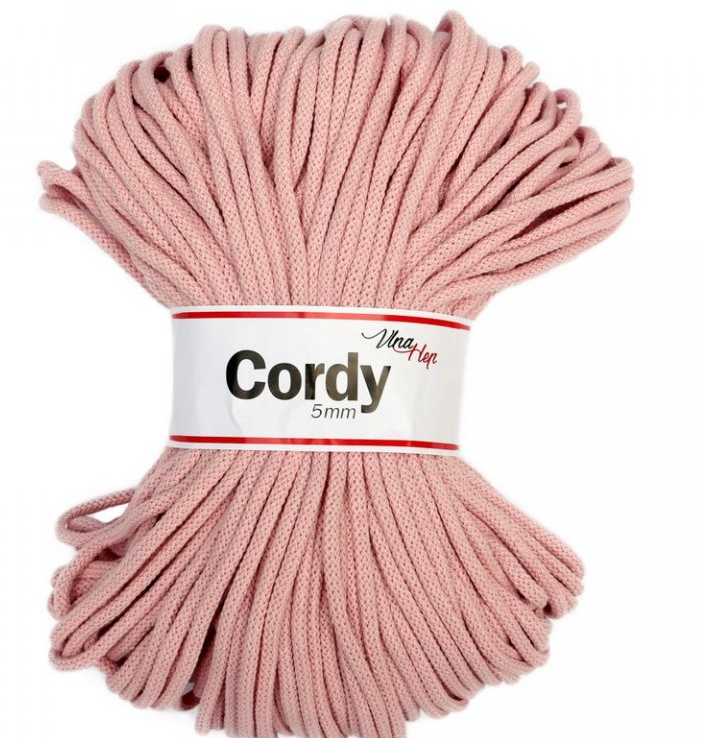 Cordy růžová 5 mm